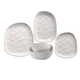 Vesela pentru masa si tacamuri Set vesela 20 piese ZASS ZG-DS 06 Alb