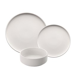 Vesela pentru masa si tacamuri Set vesela 18 piese ZASS ZG-DS 05 Alb
