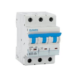 Siguranta electrica automata Elmark MCB C103L 10A 3P Curba C color handle 41303C,