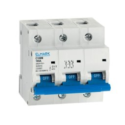 Siguranta electrica automata Elmark MCB C100M 10kA 3P 80A Curba D OLD DESIGN 41381O,