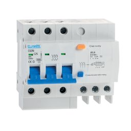 Intreruptor automat diferential Elmark JEL6 RCBO TIP AC C50 3P 50A 300mA 40336,