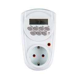 Timer, digital saptamanal cu priza,EL-WDT-3 50142, Elmark