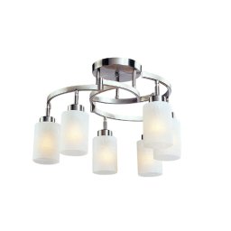 Candelabru Adel 6xE27 Nichel Satinat Elmark 955ADEL6/SN