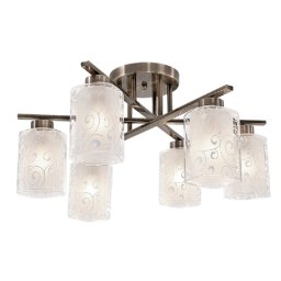Lustra, Elmark, Lexi, 6X E27, Auriu, Antic, 955Lexi6/Ab