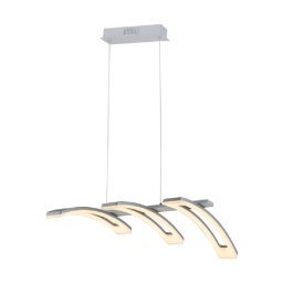 Lustra, Elmark, Marcella, LED, Argintiu, 2700-Lumina calda (3000K), 955Marcella3R
