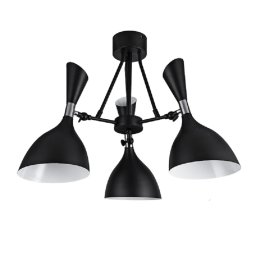 Lustra, Elmark, Morgan, 3X E14, Negru, 955Morgan3/Bl