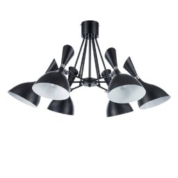 Lustra, Elmark, Morgan, 6X E14, Negru, 955Morgan6/Bl