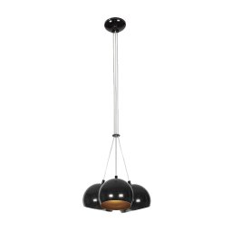 Pendul, Elmark, Pearl, 3X E27, Negru/Auriu, 955Pearl3/Bl