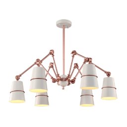 Lustra, Elmark, Spider, 6X E27, Alb, 955Spider6/Wh