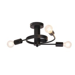 Lustra, Elmark, Twist, 3X E27, Negru, 955Twist3/Bl