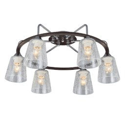 Lustra, Elmark, Zory, 6X E27, Wenge, 955Zory6