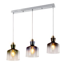 Pendul, Elmark, Alma, 3X E27, Multiculoare, 955Alma3/Mc