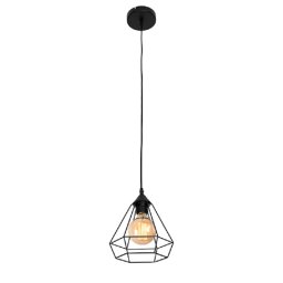 Pendul, Elmark, Heidi, 1X E27, Negru, 955Heidi1/Bl