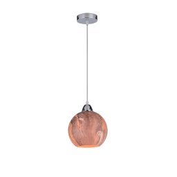 Pendul, Elmark, Marble-1A, 1X E27, Marmura/Maro, D200Mm, 955Marble1A/Br