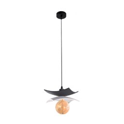 Pendul, Elmark, Robby, 1X E27, Negru/Alb, 955Robby1/Bl