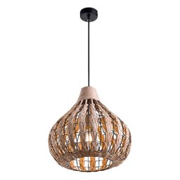 Pendul, Elmark, Woody-D, 1X E27, D340Mm, 955Woody/D