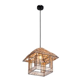 Pendul, Elmark, Woody-H, 1X E27, 300X300Mm, 955Woody/H