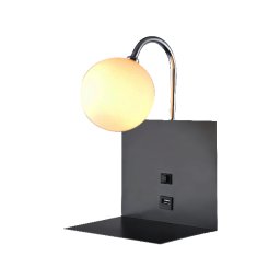 Aplica, Elmark, Betty, 1Xg9, Cu, Usb, Negru, 955Betty1W/Bl