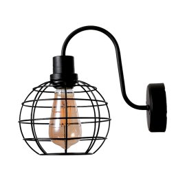 Aplica, Elmark, Holly, 1X E27, Negru, 955Hollywl/Bl