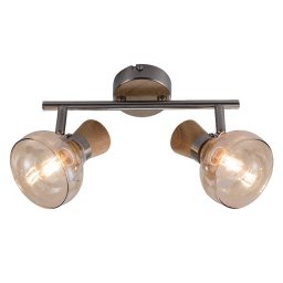 Lustra, Elmark, Addy, Lemn, 2X E14, 955Addy2/Wd
