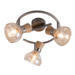Lustra, Elmark, Addy, Lemn, 3X E14, 955Addy3/Wd