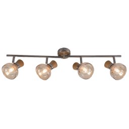 Lustra, Elmark, Addy, Lemn, 4X E14, 955Addy4/Wd