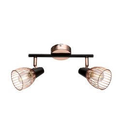 Lustra, Elmark, 2X E14, Ambix, Negru/Cupru, 955Ambix2