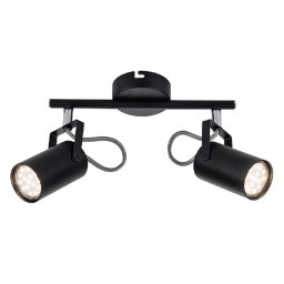Lustra, Elmark, Izzy, Negru, 2X GU10, 955Izzy2/Bl
