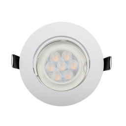 Spot, Elmark, Rotund, Plastic, Cu, LED, 6W, 2700-Lumina calda (3000K), Alb, 92R106Ww/W