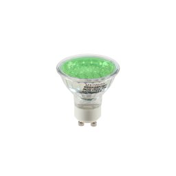 Bec Cu LED,uri LED20 GU10,1.5W,230V Lumina Verde, Elmark, 99LED219