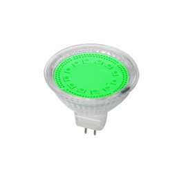 Bec Cu LED, MR16 SMD2835 3W G5.3 12V 3000 Verde, Elmark, 99LED604