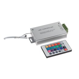 Controller,, Pentru, Banda LED, RGB Cu Inflarosu 24 BUTOANE 12V 12A, Elmark, 99RGBCR3