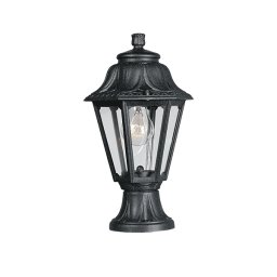 Felinar ANNA 120 NEGRU STALP 1XE27, Elmark, 96120MF/BL