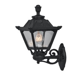 Lampadar Gradina, GOLIA 1XE27 IP55 NEGRU, Elmark, 96GOLIAWL/BL