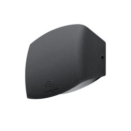 Lampa perete, LED ABRAM 150 4W 4000K IP55 NEGRU, Elmark, 95ABRAM150/BL