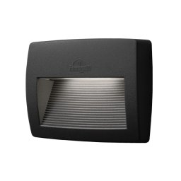 Lampa perete, LED LORENZA 190 8.5W 4000K IP55 NEGRU, Elmark, 95LORENZA190/BL