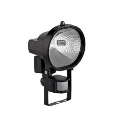Proiector, LED Cu Senzor MODEL"Halogen," CU SURSA LED J118 7.5W, NEGRU, Elmark, 989020LED