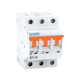Siguranta electrica automata Elmark NEW MCB C43N 50A 3P 4.5kA Curba C 41648C