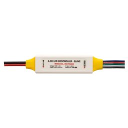 Controller, Profesional RF slave Pentru, Benzi LED RGBW, 6-24V DC, 3X2.5+4A, IP63, Ultralux, P6RGBWS