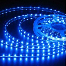 Banda LED, Flexibila, SMD2835, 4.8W/M, 60LED-uri/M, IP65, Albastru, Ultralux, LSW283560B