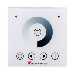 Intrerupator / Dimmer tactil Smart de perete, 2.4G RF, Pentru, iLuminat LED, controleaza gama RF 2.4g (ssd), 1 zona, Ultralux, SSW1Z