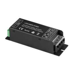 Amplificator, Pentru, Benzi LED monocromatice, 25A, 12-24V DC, Ultralux, SCAMP25A