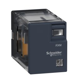 Releu miniatura 3A,4C/O, Cu LED, 24V C.A., Schneider, RXM4LB2B7