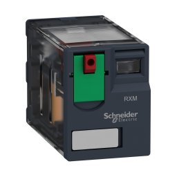 Releu Conectabil Miniatura - Zelio Rxm - 4 C/O - 24 V C.A. - 6 A, Schneider, RXM4AB1B7