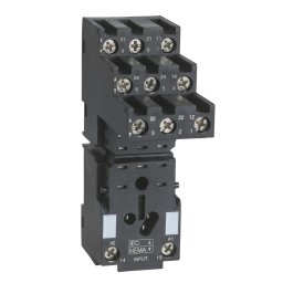 Soclu Rxz - Contact Separat - 10 A - 250 V - Conector - Pt. Releu Rxm3, Schneider, RXZE2S111M