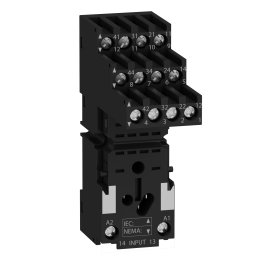 Soclu Rxz - Contact Separat - 10 A - 250 V - Conector - Pt. Releu Rxm4, Schneider, RXZE2S114M