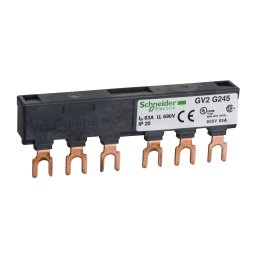 Linergy FT - Bară pieptene Busbar - 63 A - 2 prize - pas de 45 mm Schneider GV2G245