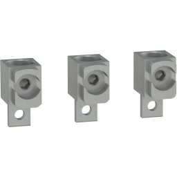 Aluminium Bare Cable Connectors Compact NSX for 1 Cable 120 mm to 240 mm 250 A set of 3 parts Schneider LV429244
