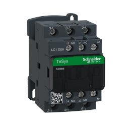 TeSys Deca contactor 3P(3 NO) - AC-3 - = 440 V 9 A bobina 48 V AC Schneider LC1D09E7
