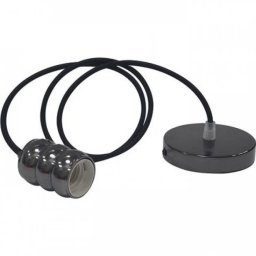 Pendul, Horoz, Gauss, Negru, Perlat, 1M, 1XE27, Max 60W, 021-009-0001
